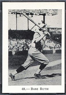 1930 Rogers Peet 48 Babe Ruth